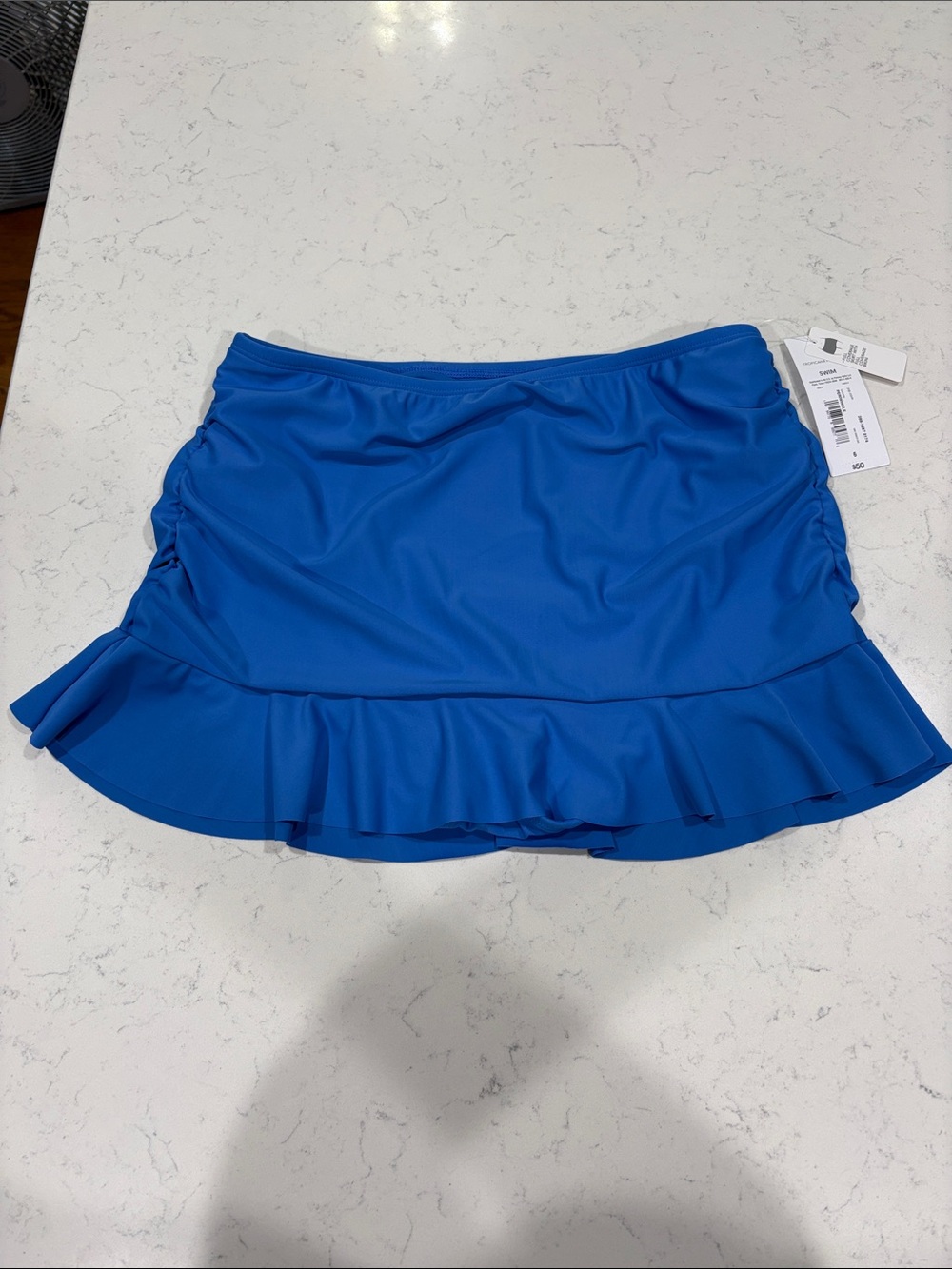 Liz Claiborne Royal Blue Ruffle Swim Skirt